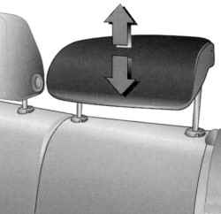 Регулировка заднего подголовника
