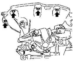 Крепление коробки передач