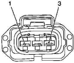 Разъем жгута проводов с 3 выводами (ZF)